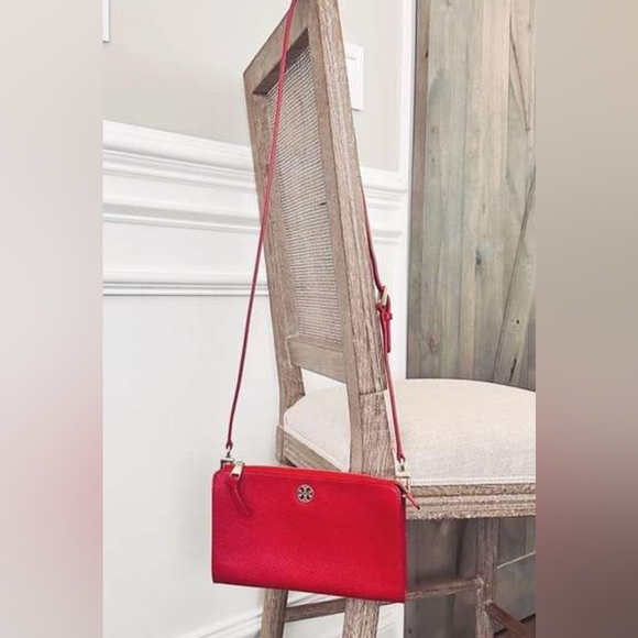 Tory Burch Brody Pebbled Wallet Crossbody Bag brand new without tags 🔥🔥 SOLD ‼ - Picture 5 of 8